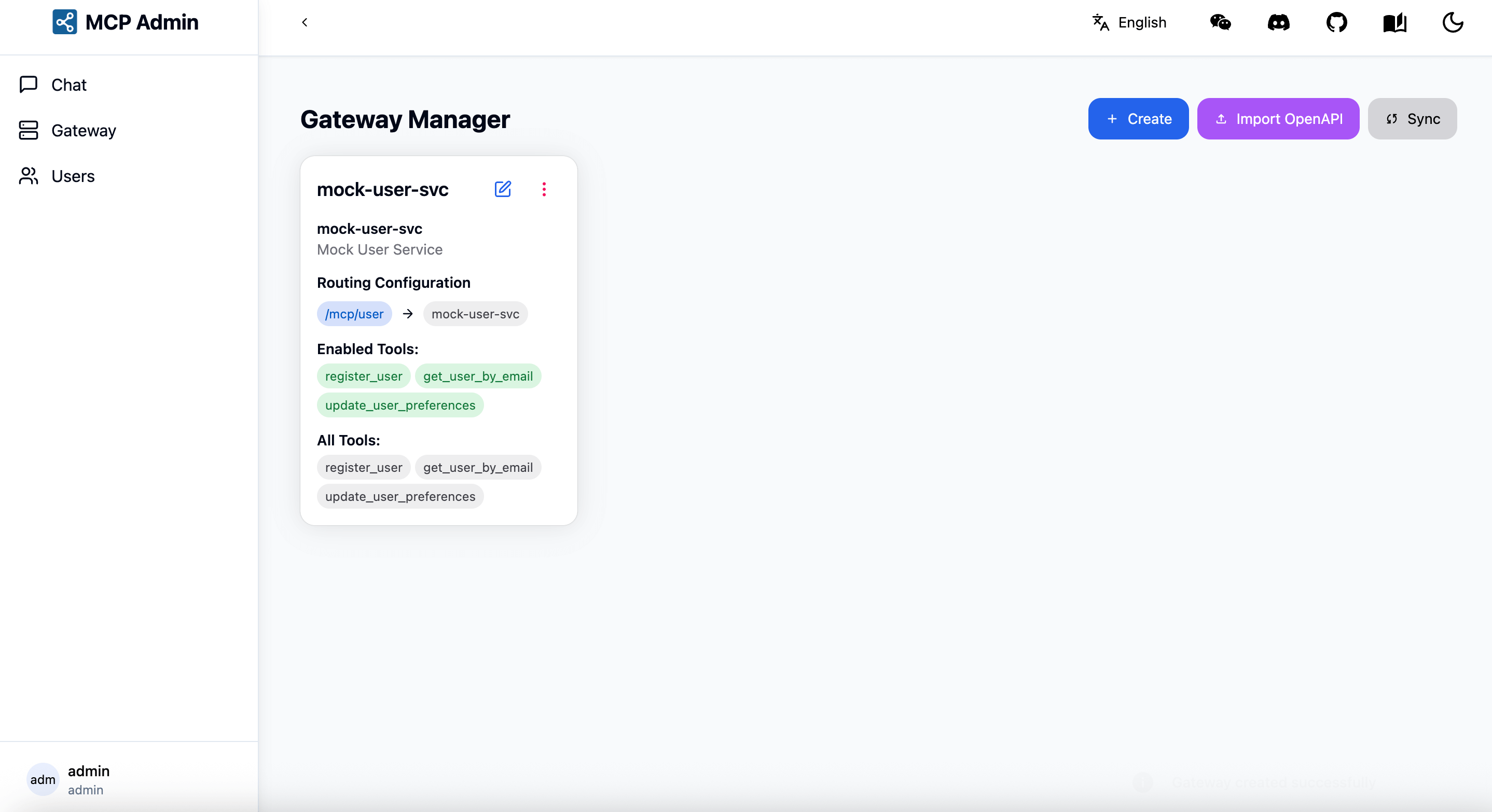 Add MCP Server Example